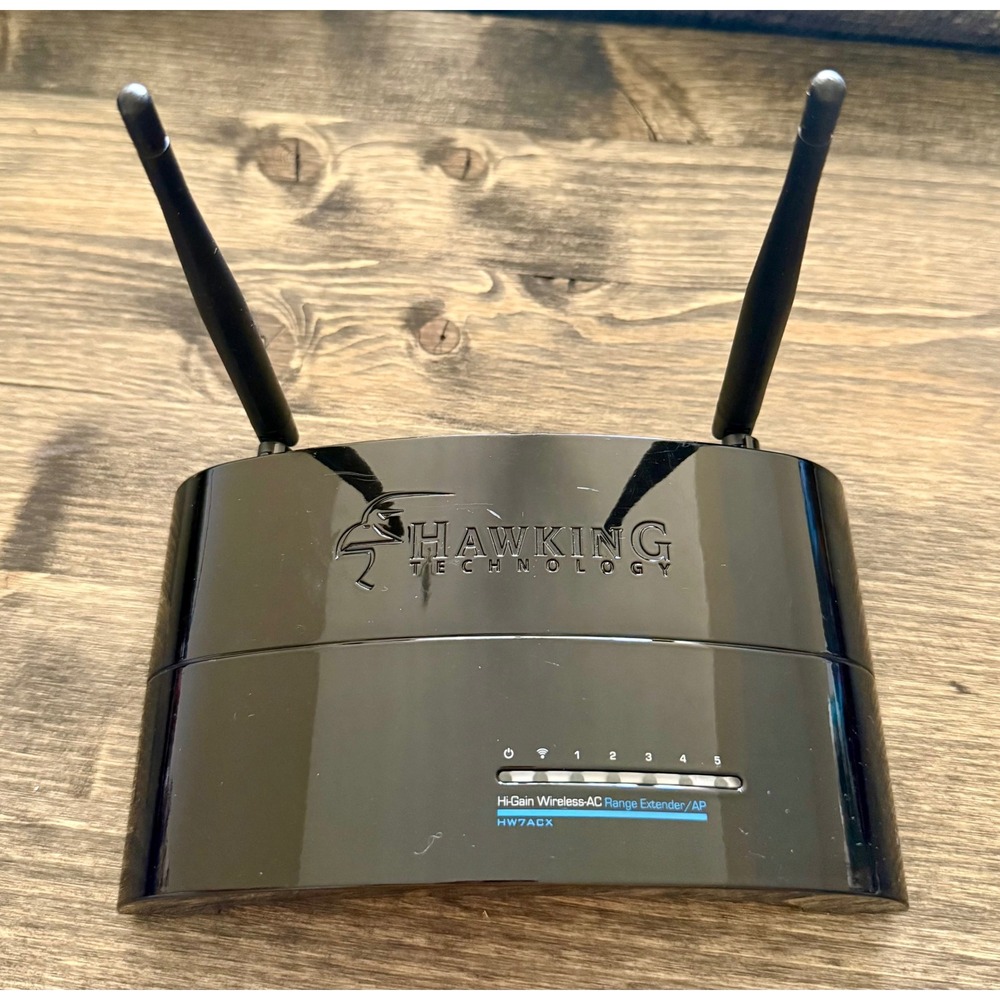 Hawking Technology HW7ACX Wireless-AC Range Extender AP Black Excellent Dual Ant